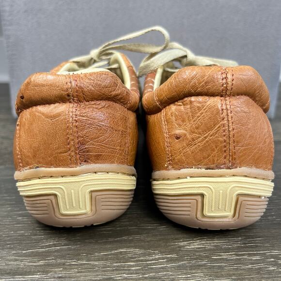 Verthali Ostrich Leather Sneaker Shoes Men Size 7.5 Women 9 Rare Exotic Handmade - Picture 5 of 10